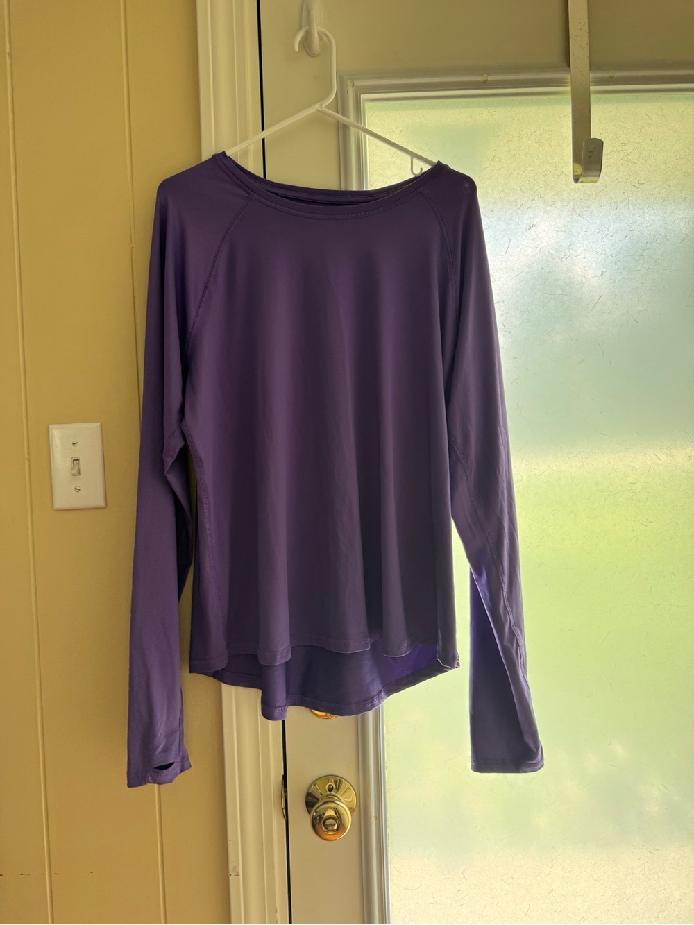 tek gear Purple Long-Sleeve Performance Top